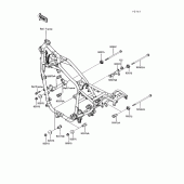 Схема вузла: Frame fitting для Kawasaki VN750 Vulcan 750