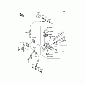 Схема узла: Передний тормозной цилиндр для Kawasaki KLX250 KLX250