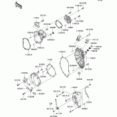 Схема вузла: Engine cover(s) для Kawasaki ZX600 Ninja ZX-6R