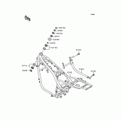 Схема узла: Рама для Kawasaki ZR1100 Zephyr 1100