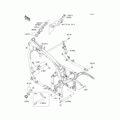 Схема вузла: Рама для Kawasaki VN900 Vulcan 900 Classic LT