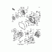 Схема вузла: Engine Cover(s) для Kawasaki KLX250 KLX250