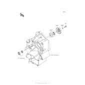 Схема узла: Водяной насос для Kawasaki VN900 Vulcan 900 Custom