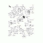 Схема узла: Engine cover(s)(1/2) для Kawasaki ZX1000 Ninja ZX-10R