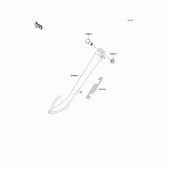 Схема вузла: Stand(s) для Kawasaki EN500 Vulcan 500 LTD