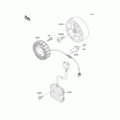 Схема вузла: Генератор для Kawasaki EN500 Vulcan 500 LTD