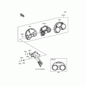 Схема вузла: Meter(s) для Kawasaki ZX1400 Ninja ZX-14R ABS 30TH