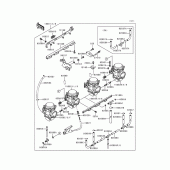 Схема узла: Карбюратор для Kawasaki ZG1200 Voyager XII