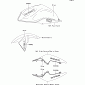 Схема вузла: Decals(blue)(m8f) для Kawasaki ZR750 Z750 ABS