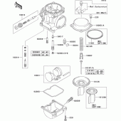 Схема узла: Комплектующие карбюратора для Kawasaki ZR1200 ZRX1200