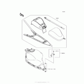 Схема вузла: Аксесуари (Tank Bag) для Kawasaki EX650 Ninja 650