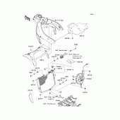 Схема вузла: Радіатор для Kawasaki ZX600 Ninja ZX-6R