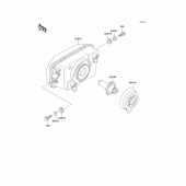 Схема вузла: Headlight(s) для Kawasaki EX250 Ninja 250