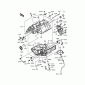 Схема вузла: Картер двигуна для Kawasaki EN650 Vulcan S ABS