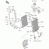 Схема узла: Радиатор для Kawasaki VN2000 VN2000 Classic