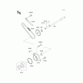 Схема узла: Масляный насос для Kawasaki VN900 Vulcan 900 Classic LT