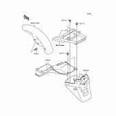 Схема вузла: Крило для Kawasaki ZR750 Zephyr