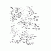 Схема вузла: Підніжки для Kawasaki ER650 ER-6N ABS