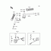 Схема вузла: Handlebar для Kawasaki ZX900 GPZ900R