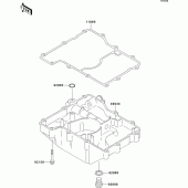 Схема вузла: Масляний піддон для Kawasaki ZX750 ZXR750R