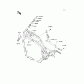 Схема вузла: Рама для Kawasaki VN1500 Vulcan 1500 Classic