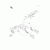 Схема вузла: Задній важіль (Маятник) для Kawasaki EJ800 W800