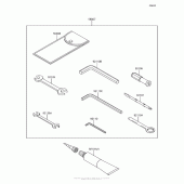 Схема вузла: Інструмент для Kawasaki ZX1000 Ninja 1000 ABS