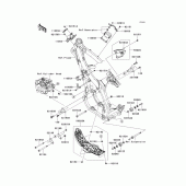 Схема вузла: Кріплення для Kawasaki KX450 KX450F