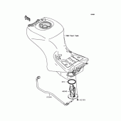 Схема узла: Fuel pump для Kawasaki ZX1400 ZZR1400
