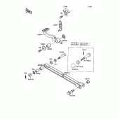 Схема узла: Лапка тормоза для Kawasaki ZX1100 Ninja ZX-11
