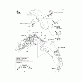 Схема узла: Крыло для Kawasaki VN1700 VN1700 Classic Tourer