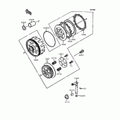 Схема вузла: Зчеплення (KMX80-B2) для Kawasaki KMX80 KSR-II