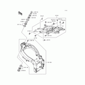 Схема вузла: Рама для Kawasaki ZX600 Ninja ZX-6R
