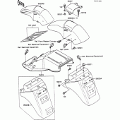 Схема узла: Крыло для Kawasaki ZX600 GPX600R