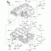 Схема узла: Картер двигателя для Kawasaki ZR1000 Z1000