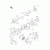 Схема узла: Масляный насос & Масляный фильтр для Kawasaki ZX636 Ninja ZX-6R