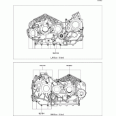 Схема вузла: Болти картера двигуна для Kawasaki VN1700 Vulcan 1700 Voyager Custom ABS