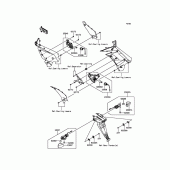 Схема вузла: Поворотники для Kawasaki ZX600 Ninja ZX-6R