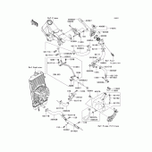 Схема вузла: Water pipe(1/2) для Kawasaki VN2000 Vulcan 2000