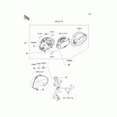 Схема вузла: Meter(s) для Kawasaki ER650 ER-6N ABS