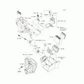 Схема узла: Fuel injection для Kawasaki VN1700 Vulcan 1700 Voyager Custom ABS