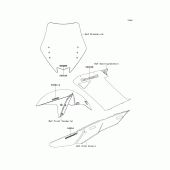 Схема вузла: Наклейки для Kawasaki ZG1400 Concours 14 ABS