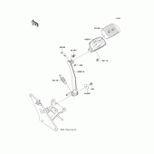 Схема узла: Лапка тормоза для Kawasaki VN1700 VN1700 Classic