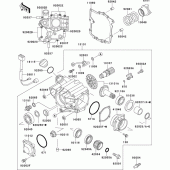 Схема вузла: Front bevel gear(1/3) для Kawasaki ZG1000 Concours