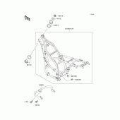 Схема вузла: Рама для Kawasaki KLX650 KLX650R