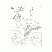 Схема узла: Рама для Kawasaki KLE500