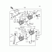 Схема вузла: Карбюратор для Kawasaki ZX636 Ninja ZX-6R