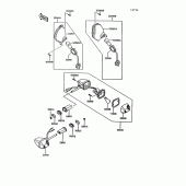 Схема вузла: Поворотники для Kawasaki ZG1000 Concours