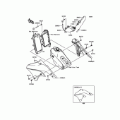 Схема вузла: Engine Shrouds для Kawasaki KLX450 KLX450R