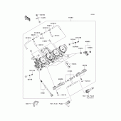 Схема узла: Throttle для Kawasaki ZX600 Ninja ZX-6R